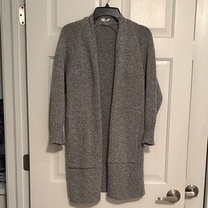 Gray Women's Sweater Cardigan